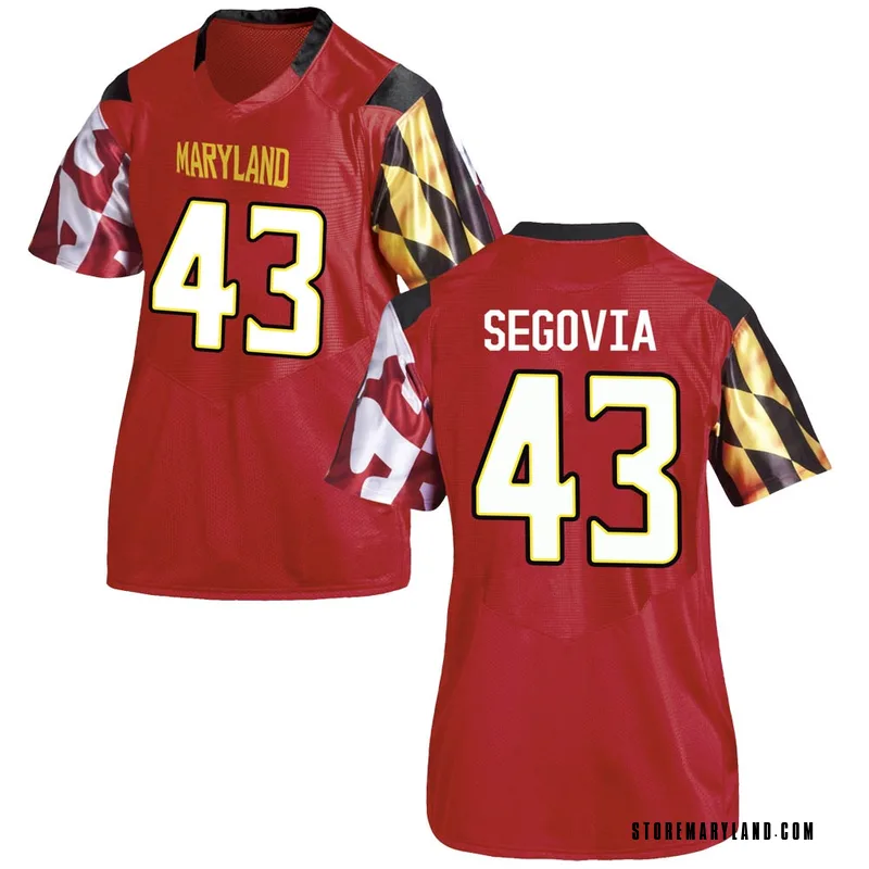 Red Brenden Segovia Women's Maryland Terrapins Football College