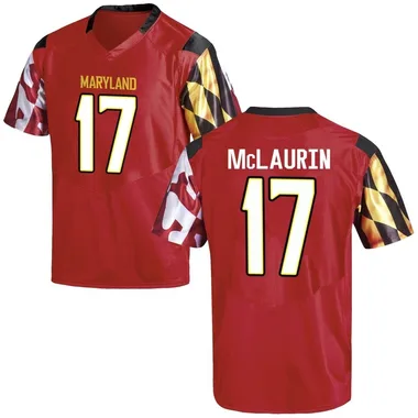 ラッセル社製　アンドリュー・ジョーンズ　レプリカユニフォーム Josiah McLaurin Jersey, Josiah McLaurin Replica & Game Terrapins